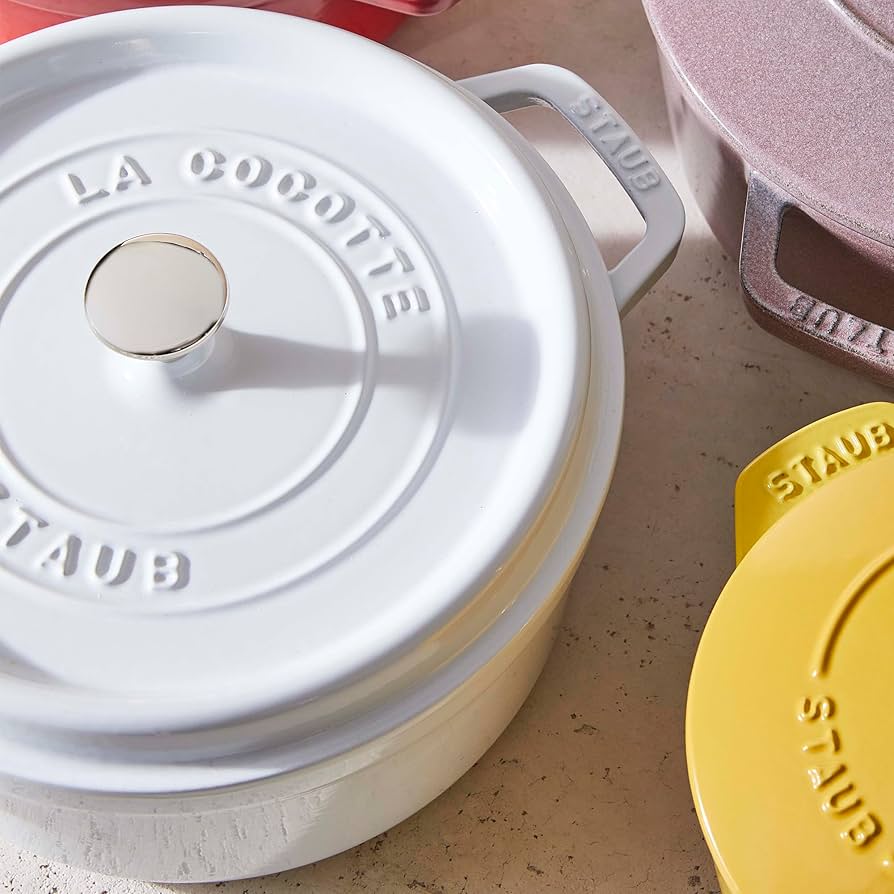 Amazon.com: STAUB Cast Iron Dutch Oven 4-qt Round Cocotte